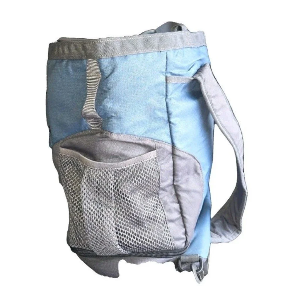 Kelty Insulated Bottom Cooler Beach Backpack Soft Sided Bag Duo Pack Blue XL